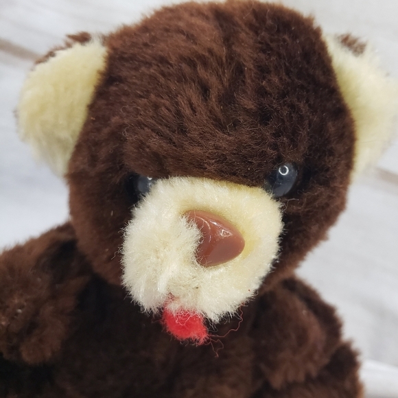 Vintage Animal Fair Brown Teddy Bear Stuffed Toy Mini 5 Inch 1981 - Picture 2 of 9